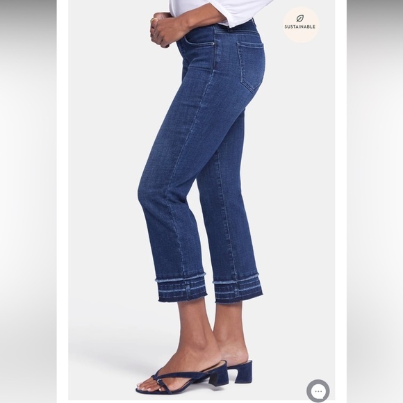 Marilyn‎ Straight Ankle Jeans With Attached Released Hems Inspire Blue - Picture 16 of 16